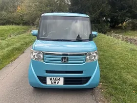 2015 Honda N-Box, blue, front view