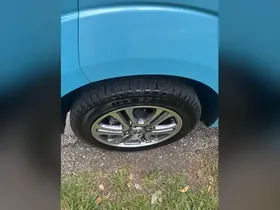 2015 Honda N-Box, blue, rear wheel arch and alloy