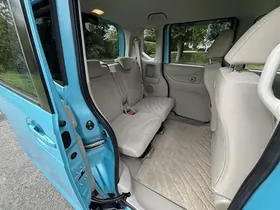 2015 Honda N-Box, blue, rear seats through sliding door