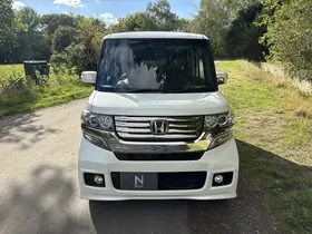 2013 Honda N-Box Custom G L Package, pearl white, front view