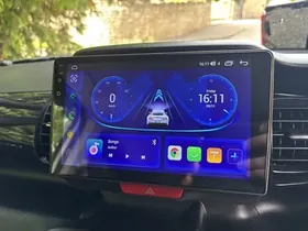 2013 Honda N-Box Custom G L Package, pearl white, touchscreen with Apple CarPlay