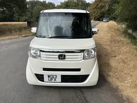 2013 Honda N-Box G SS Package, pearl white, front view