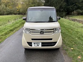 2016 Honda N-Box G L Package, beige, front view