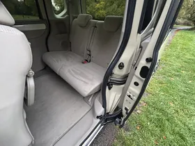 2016 Honda N-Box G L Package, beige, rear seats with sliding door open