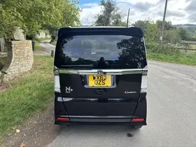 2012 Honda N-Box+ Custom G L Package, black, rear view