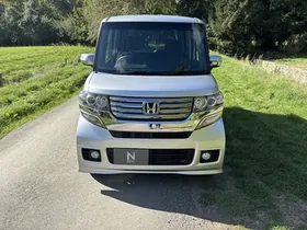 2013 Honda N-Box+ G SS Package Wheelchair Accessible, silver, front view