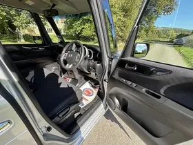 2013 Honda N-Box+ G SS Package Wheelchair Accessible, silver, driver's door open