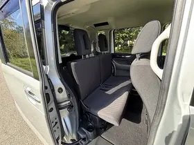 2013 Honda N-Box+ G SS Package Wheelchair Accessible, silver, rear seats