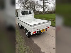 2025 Mitsubishi Minicab Minori Edition 4x4, white, rear three-quarter view