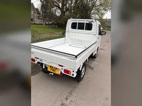 2025 Mitsubishi Minicab Minori Edition 4x4, white, rear three-quarter view